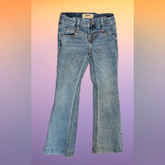 Rock & Roll Cowgirl Light Blue Kids Jeans Size 8 - Picture 1 of 6